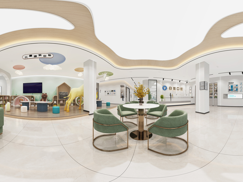 奶油风口腔诊所装修设计的要点